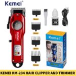 Kemei KM-234 Hair Clipper and Beard Trimmer for Men in BD 1