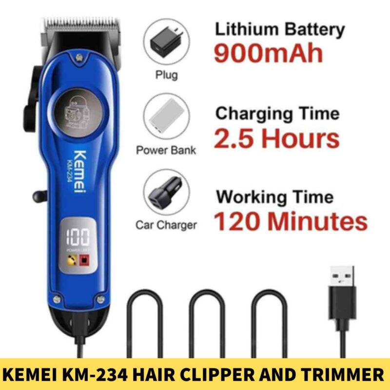 Kemei KM-234 Hair Clipper and Beard Trimmer for Men in BD11