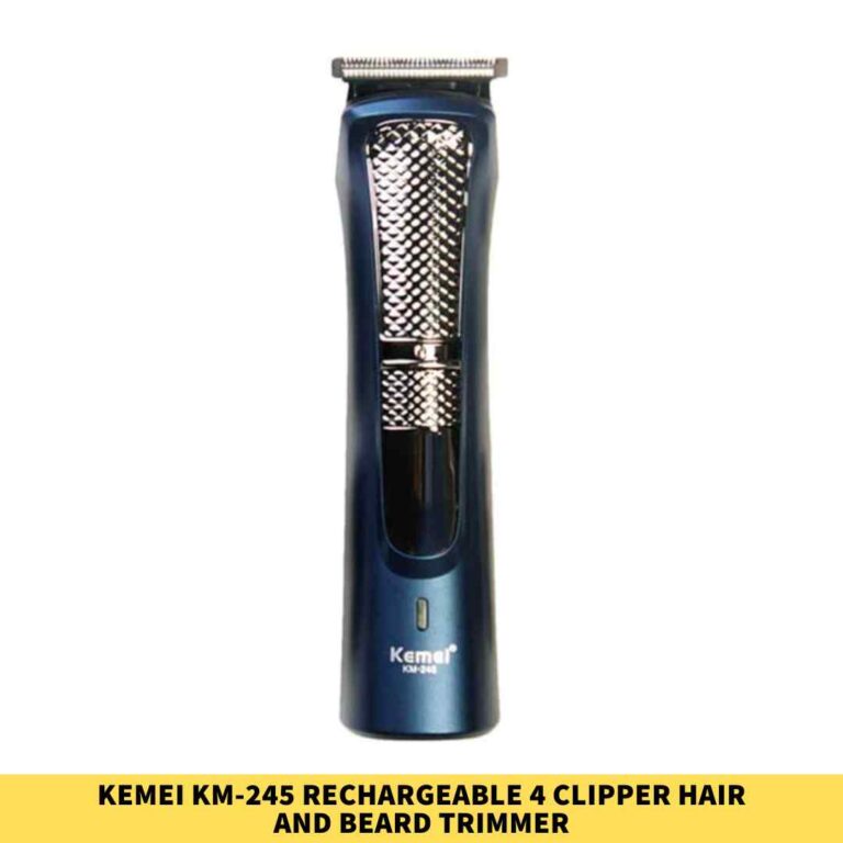 Kemei KM-245 Rechargeable 4 clipper Hair and Beard Trimmer for Men in Bangladesh