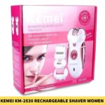 Kemei KM-2530 Rechargeable Epilator and Shaver 4 in 1 Beauty For Women in BD1
