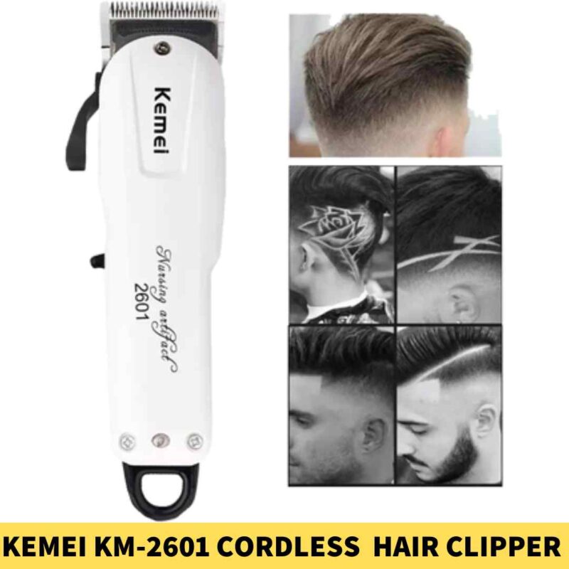 Kemei KM-2601 Cordless Electric Hair Clipper For men