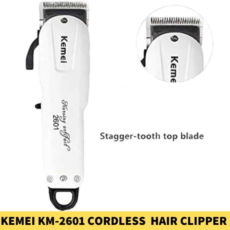Kemei KM-2601 Cordless Electric Hair Clipper For men in BD1