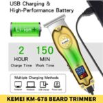 Kemei KM-678 Beard Trimmer and Hair Clipper for Men in Bangladesh Bd