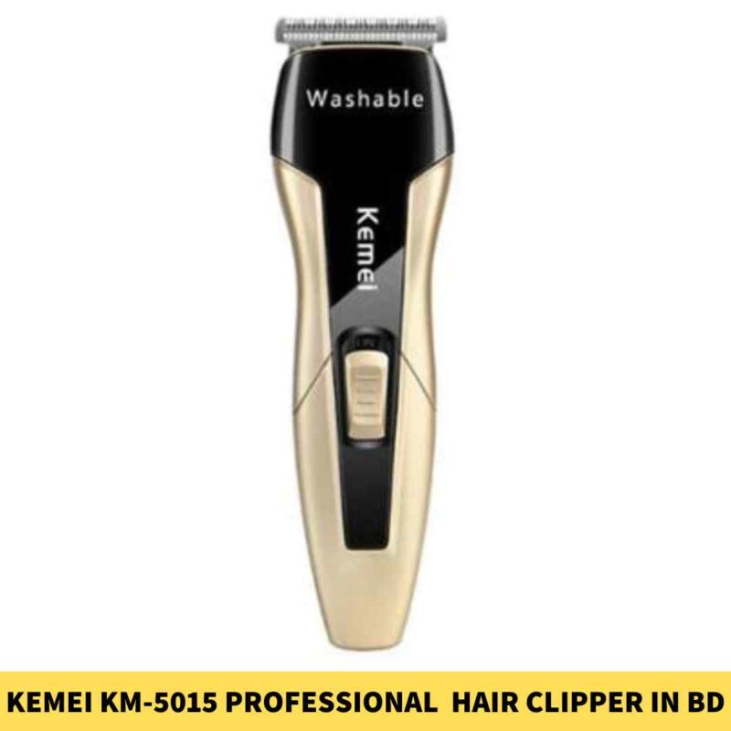 Kemei Km-5015 Professional Electric Body Washable Hair Clipper in BD