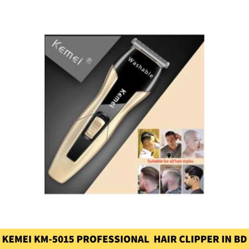 Kemei Km-5015 Professional Electric Body Washable Hair Clipper in BD1