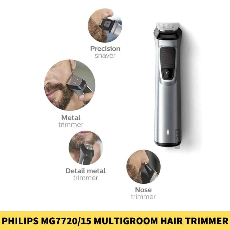 Philips MG772015 Multigroom 14-in-1 Face Hair and Body Series 7000 for Men in BDD Philips MG7720/15 Multigroom