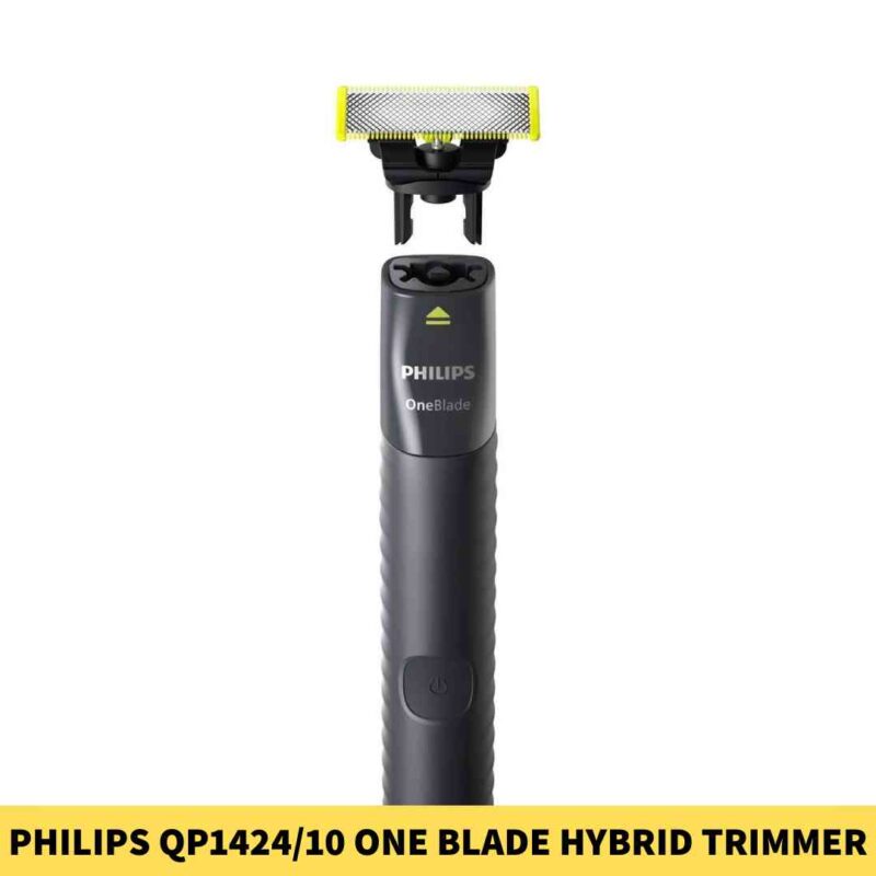 Philips QP142410 One Blade Hybrid Trimmer and Shaver For Men 1 Philips QP1424/10 One Blade