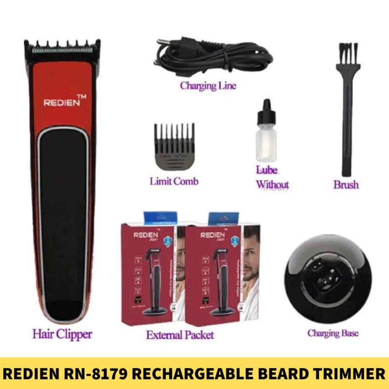 Redien RN-8179 Rechargeable Beard Trimmer For men in BD 1