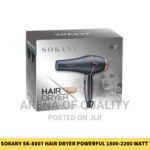 Sokany SK-8807 Hair Dryer Powerful 1800-2200 watt motor for women in BD