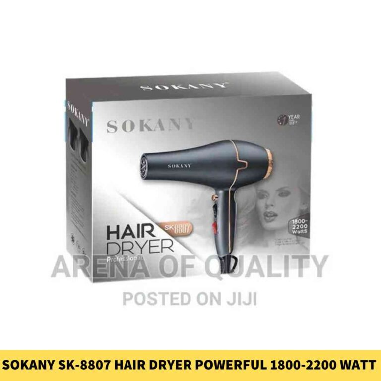 Sokany SK-8807 Hair Dryer Powerful 1800-2200 watt motor for women in BD