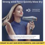 Sokany SK-8807 Hair Dryer Powerful 1800-2200 watt motor for women in BD2