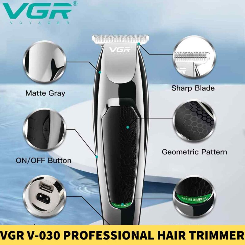 VGR V-030 Professional Hair Trimmer For Men