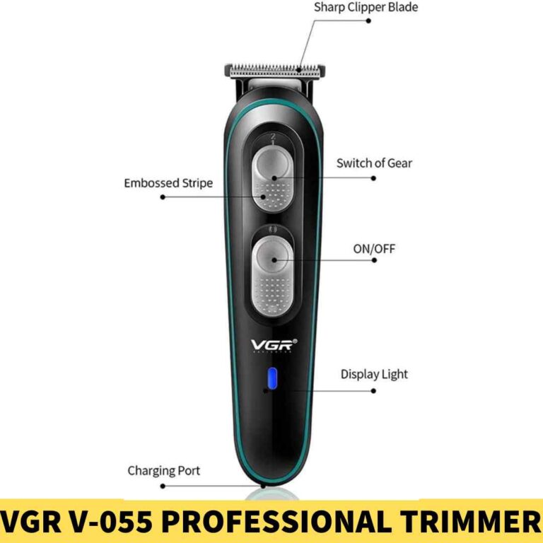 VGR V-055 Professional Rechargeable Cordless Electric Hair Clippers Trimmer in