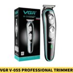 VGR V-055 Professional Rechargeable Cordless Electric Hair Clippers Trimmer in BD
