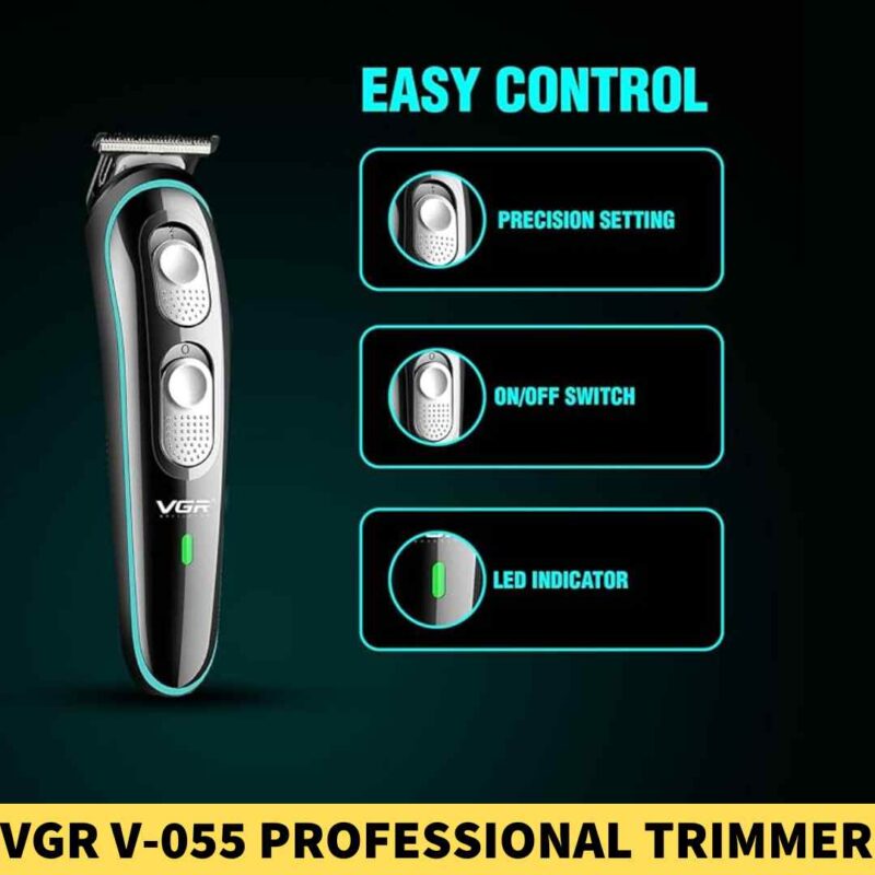 VGR V-055 Professional Rechargeable Cordless Electric Hair Clippers Trimmer in Bangladesh