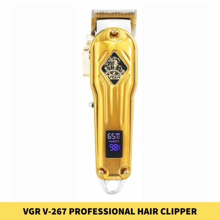 VGR V-267 Professional Hair Clipper with LED Display Trimmer for men in BD