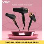 VGR V-462 Professional Hair Dryer DC Motor 2200-2600WTTS