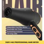 VGR V-462 Professional Hair Dryer DC Motor 2200-2600WTTS In BD1