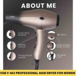 VGR V-463 Professional Hair Dryer for Women & Men 2200 Watts