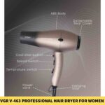 VGR V-463 Professional Hair Dryer for Women & Men 2200 Watts in BDs