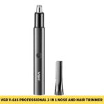 VGR V-615 Professional 2 in 1 Nose and Hair Trimmer for Men in BDD