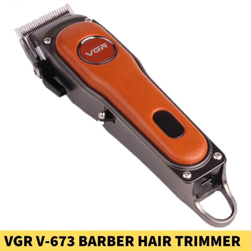 VGR V-673 Barber Hair Clipper and Beard Trimmer for Men in Bangladesh