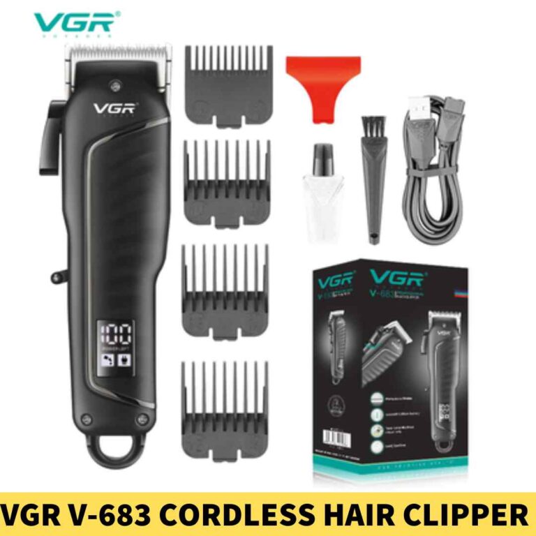 VGR V-683 Cordless Hair Clipper With Taper Lever Adjustment For Men in BD1