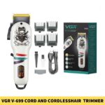 VGR V-699 Cord and Cordless Hair Clipper Adjustment Trimmer for Men in