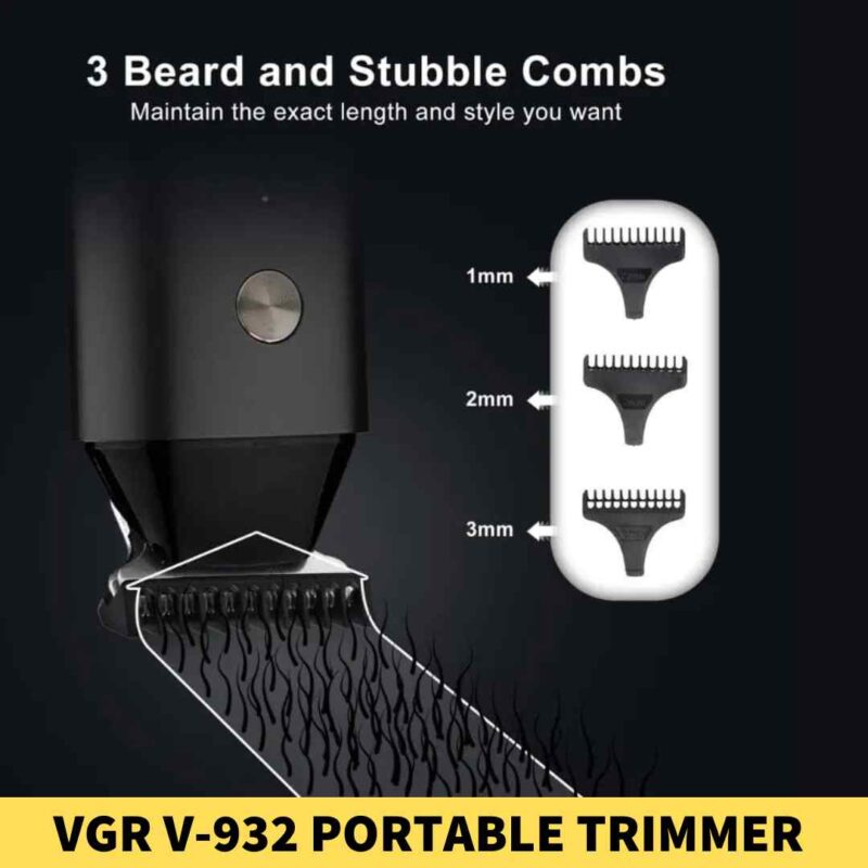 VGR V-932 Portable Trimmer for Men in Bangladesh B
