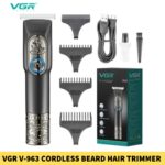 VGR V-963 Cordless Beard Hair Trimmer for Men in BD