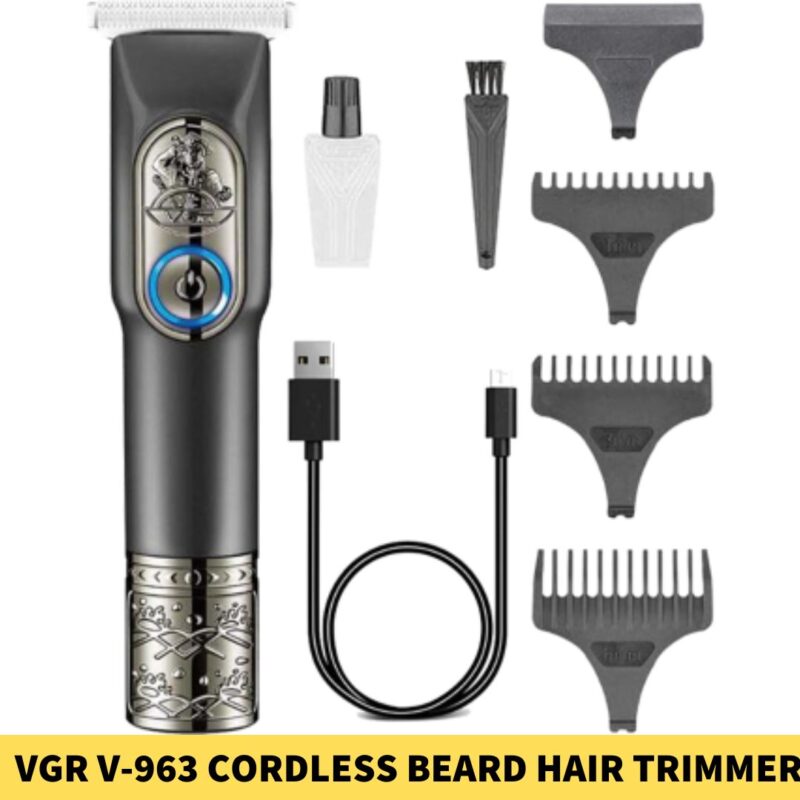 VGR V-963 Cordless Beard Hair Trimmer for Men in Bangladesh