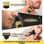 VGR V366 Multi grooming Kit 3in One Hair Beard and Nose Trimmer for Men