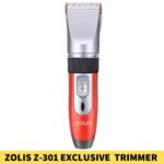 Zolis Z-301 Exclusive Professional Electric Hair Clipper and Beard Trimmer Double Battery in BD 1