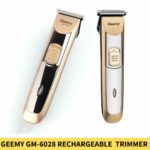 GEEMY GM-6028 Rechargeable Stainless Steel Blade Hair and Beard Trimmer For Men