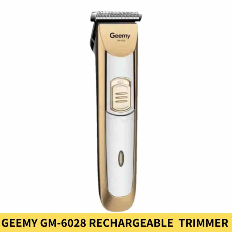GEEMY GM-6028 Rechargeable Stainless Steel Blade Hair and Beard Trimmer For Men in BD