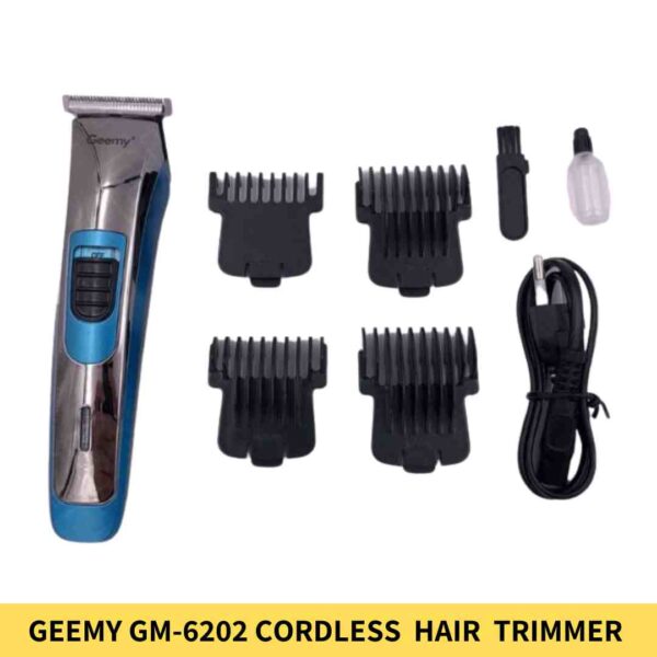 Geemy GM-6202 Cordless Rechargeable Hair Beard Trimmer in BD