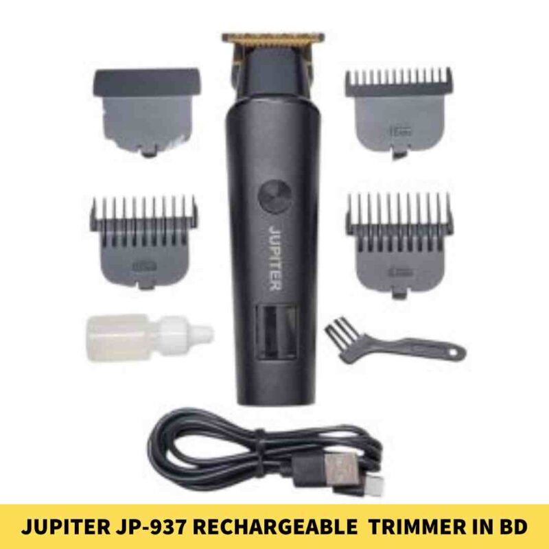 JUPITER JP-937 Rechargeable Digital Display Hair Clipper & Beard Trimmer in BD