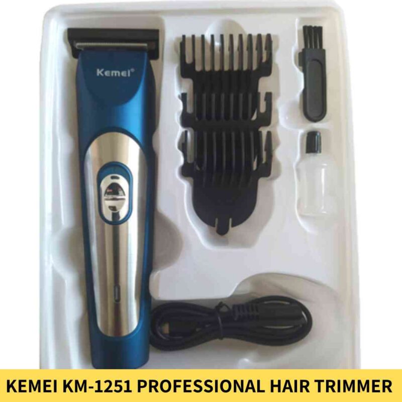 Kemei KM-1251 Professional Hair Clipper Trimmer in Bangladeshs