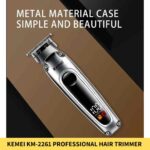 Kemei KM-2261 Rechargeable LCD Screen Professional Hair Trimmer for Men1