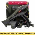 V&G 3200 Dc Motor 2000W 2 Heat & 2 Speed Setting Hair Dryer in BD (2)