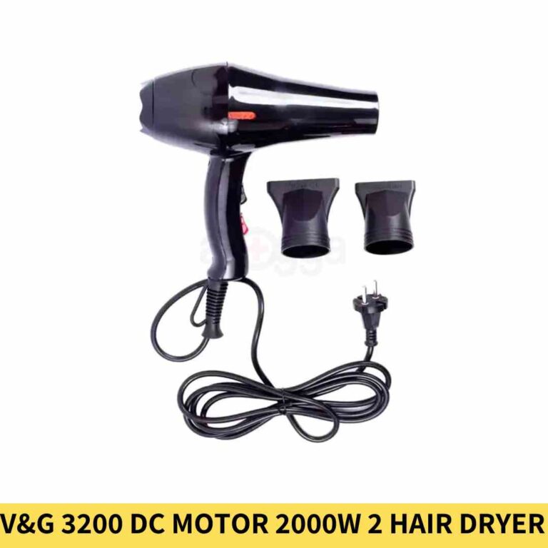 V&G 3200 Dc Motor 2000W 2 Heat & 2 Speed Setting Hair Dryer in BDD