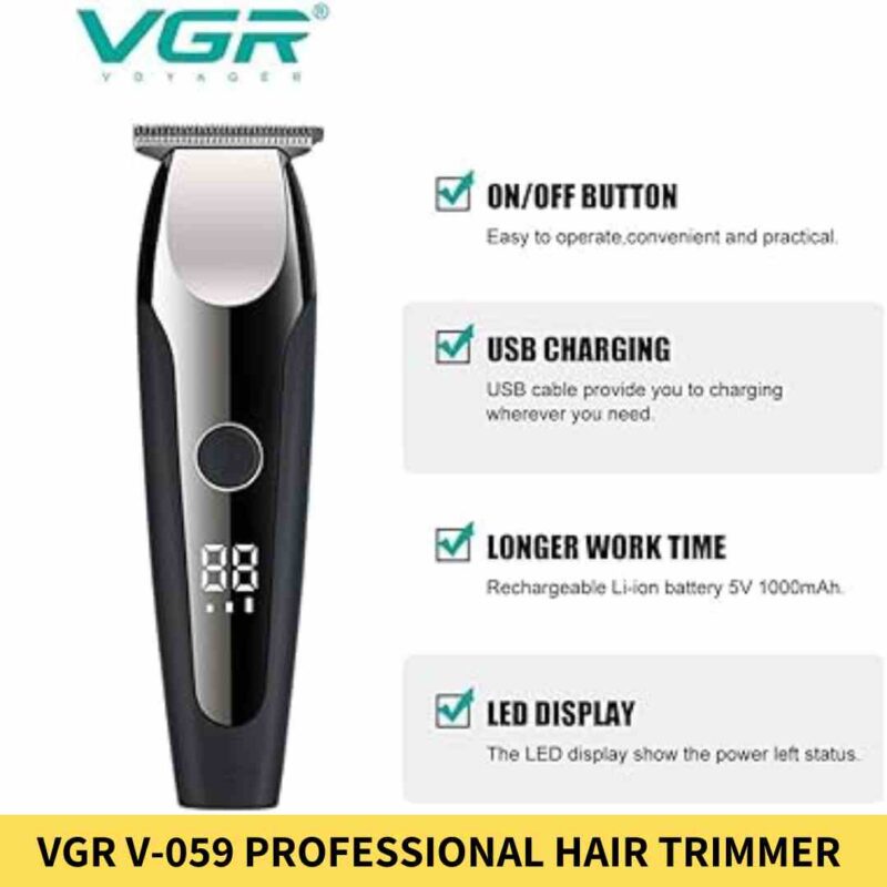 VGR V-059 Professional Hair Trimmer for Men in Bangladeshd