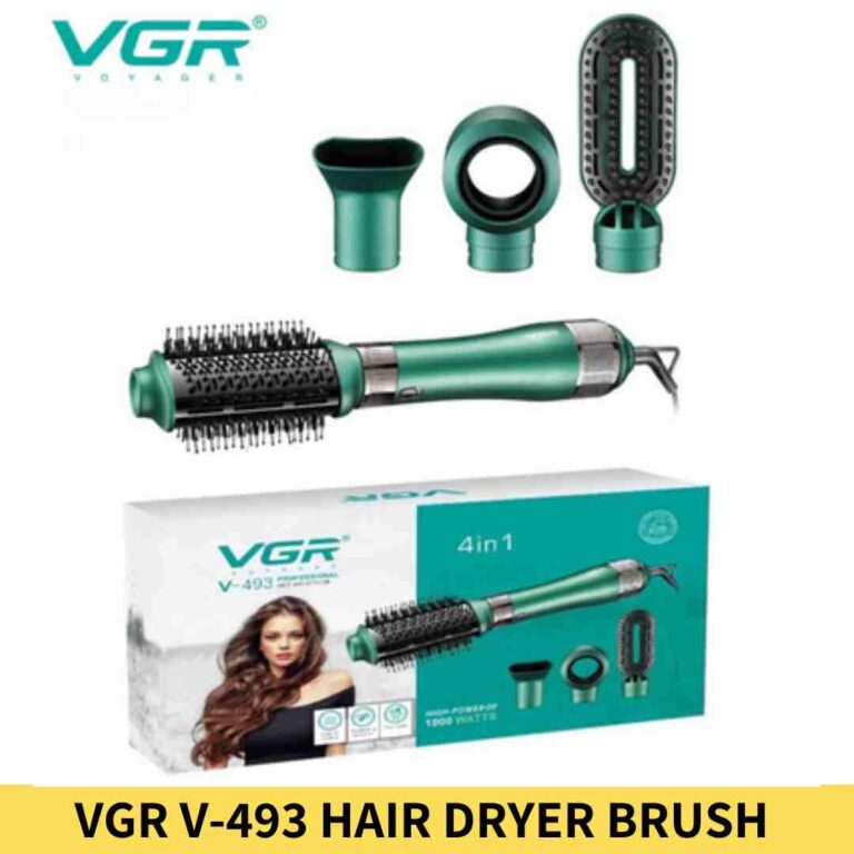 VGR V-493 Hair Dryer Brush 4-in-1 Hot Air Styler for Women in BD