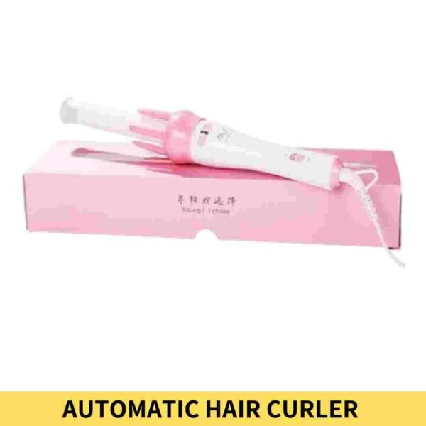 Buy Automatic Hair Curler and Roller Styling Tool in Baby Pink Color Online Trimmer BD