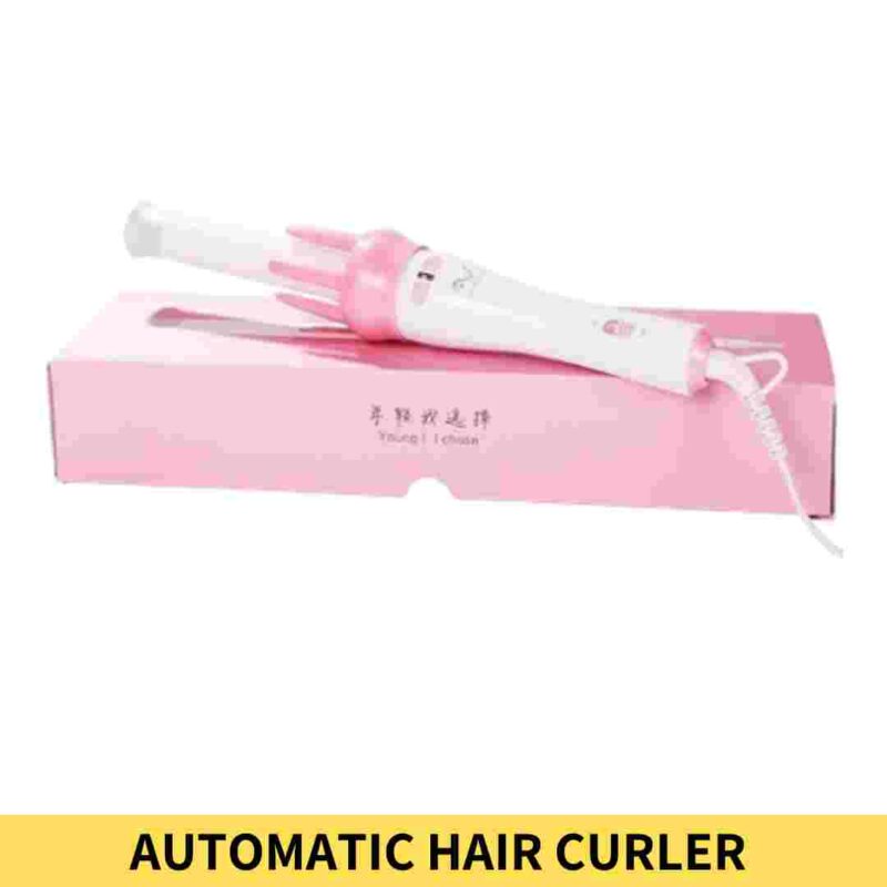 Buy Automatic Hair Curler and Roller Styling Tool in Baby Pink Color Online Trimmer BD