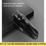 Buy HTC AT 118 Rechargeable Beard Hair Clipper and Trimmer for Men in BD Online Trimmer BD