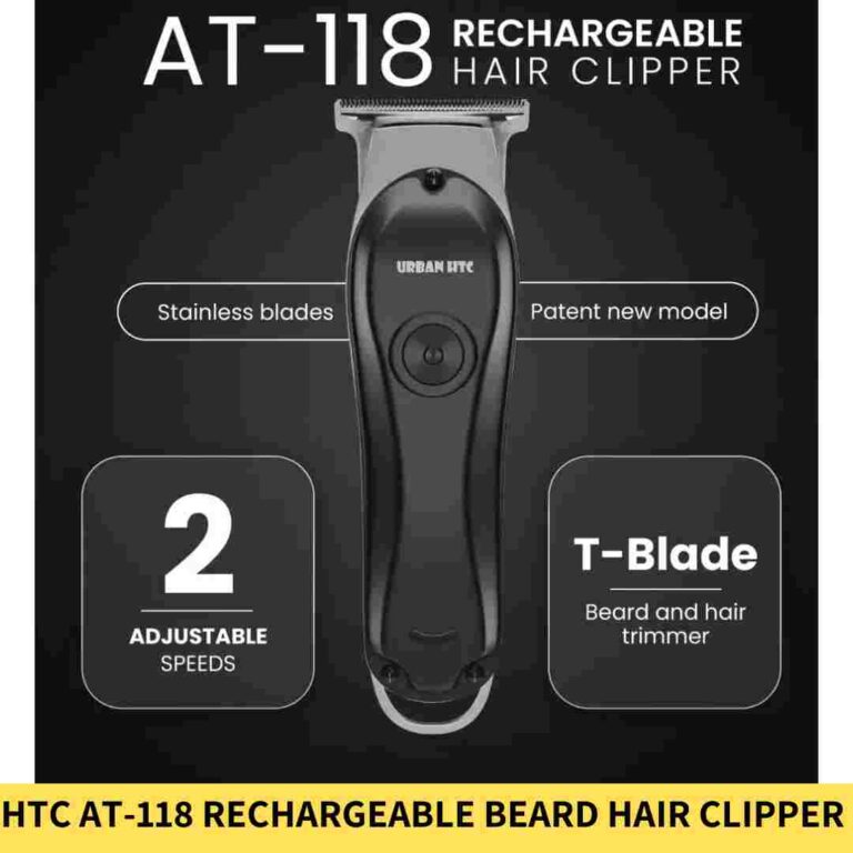 Buy HTC AT 118 Rechargeable Beard Hair Clipper and Trimmer for Men in BD Online Trimmer BD