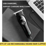 Buy HTC AT 118 Rechargeable Beard Hair Clipper and Trimmer for Men in BD Online Trimmer BD