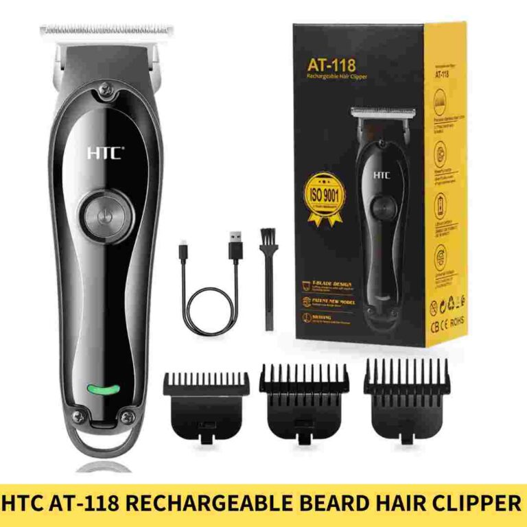 Buy HTC AT 118 Rechargeable Beard Hair Clipper and Trimmer for Men in BD Online Trimmer BD