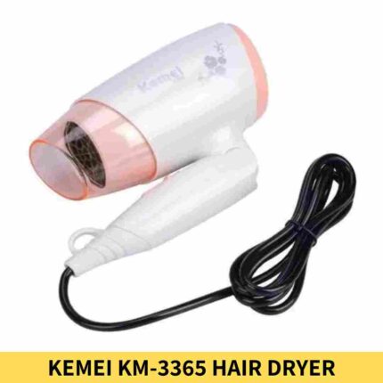 Buy KEMEI KM 3365 Hot And Normal Air Foldable Hair Dryer Online Trimmer BD